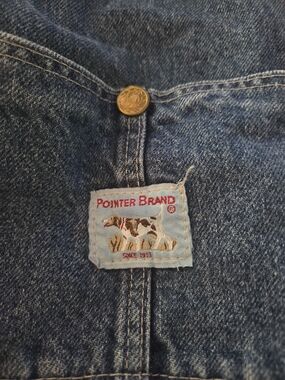 Pointer Brand Denin Overalls Size 36